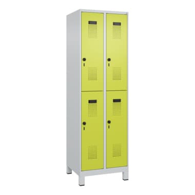 C+P Spind Evolo PLUS Doppel 4Fächer 1950x600x500 lgr/cgn