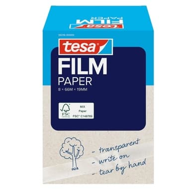 tesa Klebefilm Paper tr 66mx19mm 8St