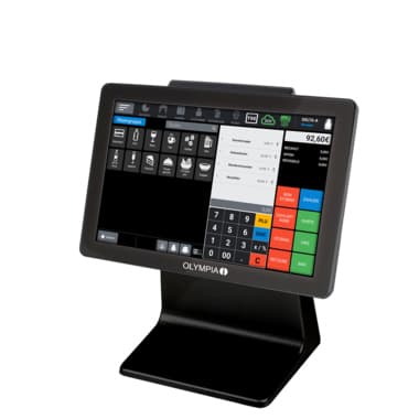Olympia Registrierkasse TS10 +Scanner sw