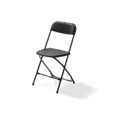 FEROS Klappstuhl Budget schwarz 7St