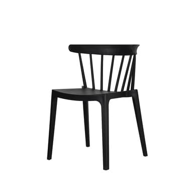 FEROS Stuhl Windson schwarz 4St
