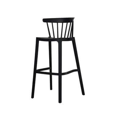 FEROS Barstuhl Windson schwarz 4St