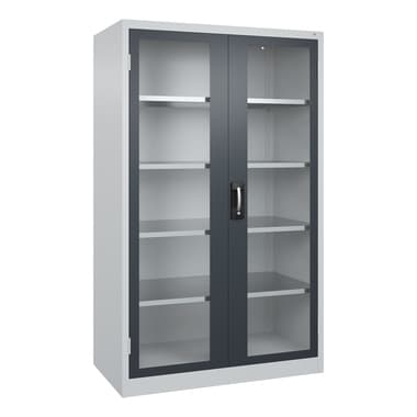 C+P Werkzeugschrank Fenstertür 1950x1200x600mm lgr/sgr