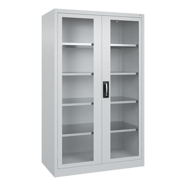 C+P Werkzeugschrank Fenstertür 1950x1200x600mm lgr/lgr