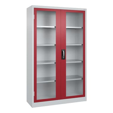 C+P Werkzeugschrank Fenstertür 1950x1200x400mm lgr/rrt