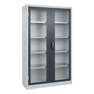 C+P Werkzeugschrank Fenstertür 1950x1200x400mm lgr/sgr