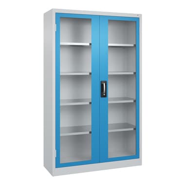 C+P Werkzeugschrank Fenstertür 1950x1200x400mm lgr/lbl