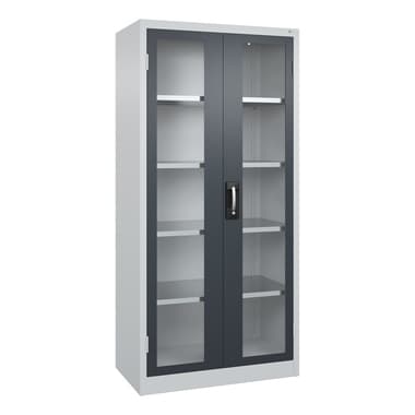 C+P Werkzeugschrank Fenstertür 1950x930x500mm lgr/sgr