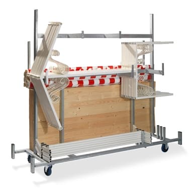 FEROS Trolley Marktstände max 5St Hammerite