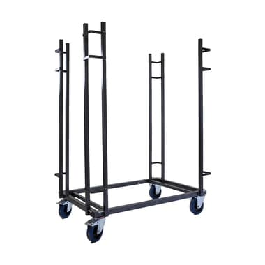 FEROS Trolley Klapptische rechteckig Hammerite