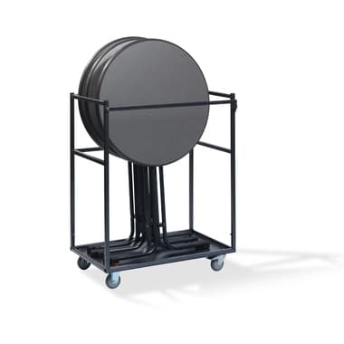 FEROS Trolley Stehtische klein Hammerite