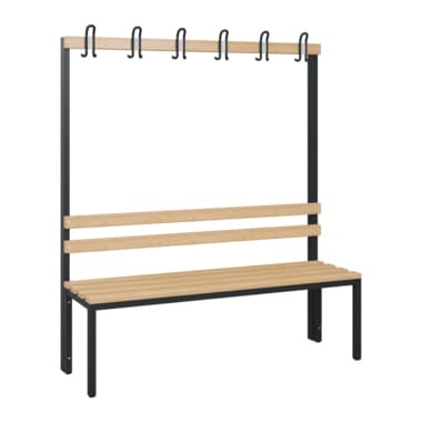 C+P Garderobenbank 1710x1500x403mm sgr