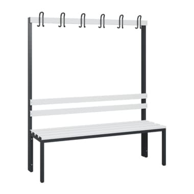C+P Garderobenbank 1710x1500x403mm sgr/lgr