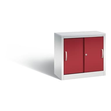 C+P Aktensideboard 2OH 800mm Schiebetüren lgr/rrt