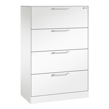C+P Hängeregistraturschrank Asisto A4 2bahnig rws/rws
