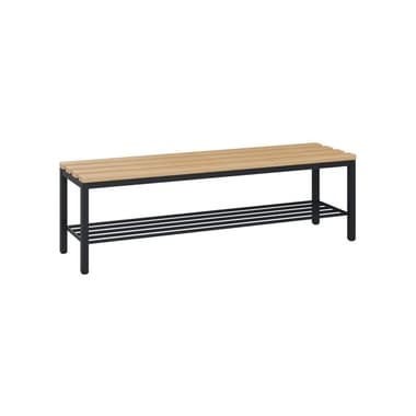 C+P Umkleidebank Schuhrost 420x1500x353mm sgr