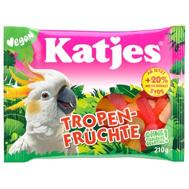Katjes Fruchtgummi Tropen-Früchte 210g