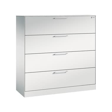 C+P Hängeregistraturschrank Asisto A4 3bahnig lgr/lgr