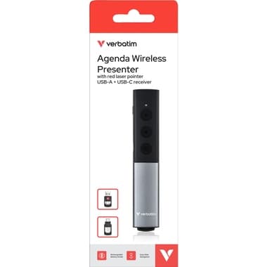 Verbatim Presenter AGENDA wireless alu