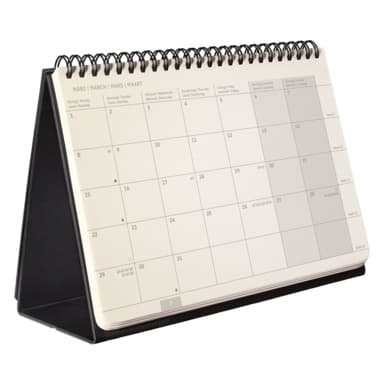 Sigel Tischkalender Conceptum 2027 144S 1M/1S sw
