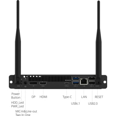 Legamaster PC-Modul OPS PC AL-i7-1255U W11