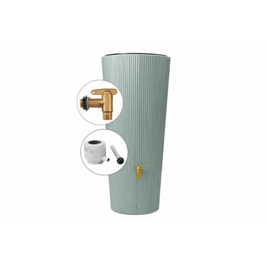 4rain Regentonne VASO DECOR 2in1 220l agave