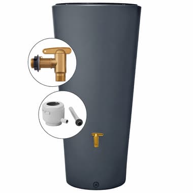 4rain Regenspeicher VASO 2in1 220L graphite