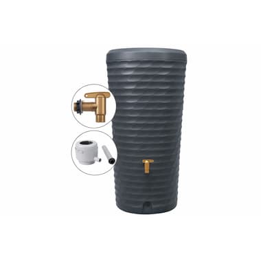 4rain Regentonne Jolie 2in1 230l graphite