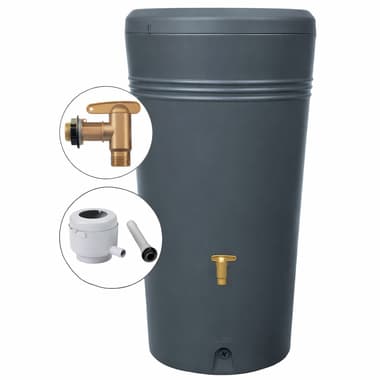 4rain Regenspeicher AZURA 2in1 230l graphite