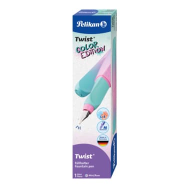 Pelikan Twist Füller Color Edition M mint/rose