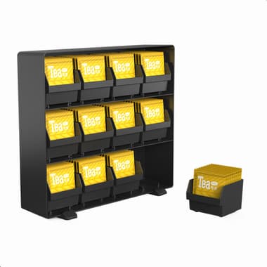 deflectoTeebeutel Organizer 12Fächer sw