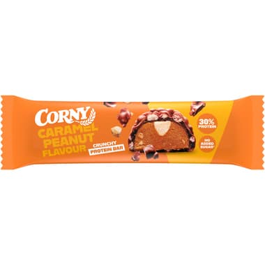 Corny Riegel Crunchy Protein Caramel Peanut 12St