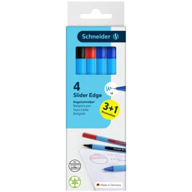 Schneider Kugelschreiber Slider Edge XB 4St