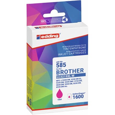 Edding Tinte wie Brother LC3219XLM magenta 1.600S