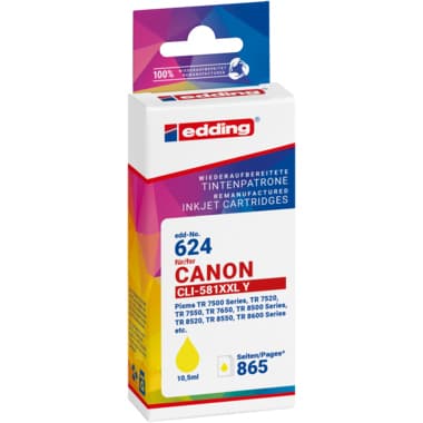Edding Tinte wie Canon CLI-581XXLY gelb 865S