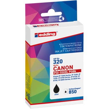 Edding Tinte wie Canon PGI-550XL sw 850S