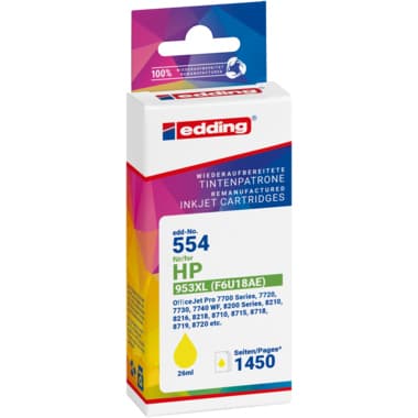 Edding Tinte wie HP 953XL gelb 1.450S