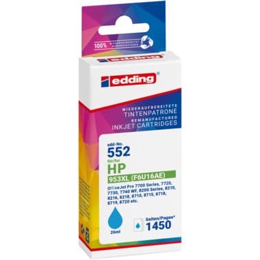 Edding Tinte wie HP 953XL cyan 1.450S