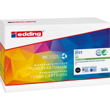 Edding Toner wie HP 87X (CF287X) Schwarz 18.000S