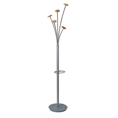 Alba Garderobenständer Festival 5Haken 187cm gr/hbr