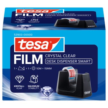 tesa Tischabroller Smart sw +Klebefilm