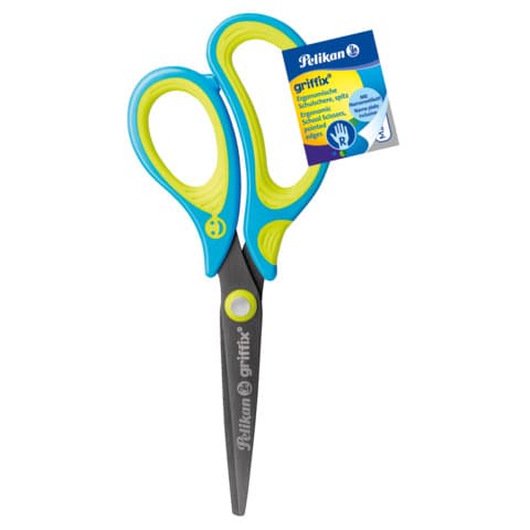 Schulschere Griffix rechts 15cm blau