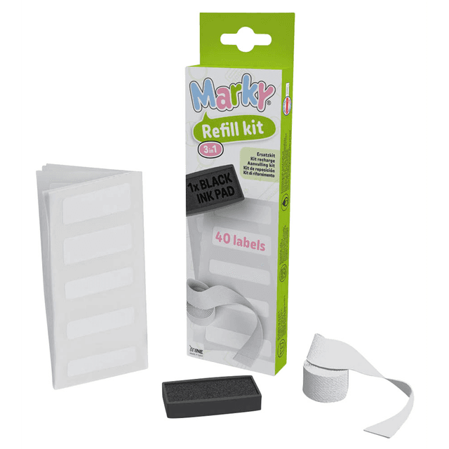 COLOP Stempelkissen Marky Nachfüllset schwarz, 1 Set